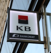 ATM at KB bank in Prague