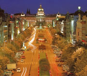 Wenceslas Square in Prague